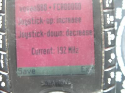 frequency in SX1 Speed